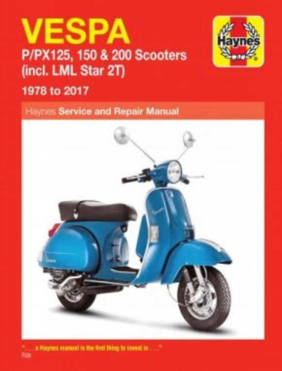 Kniha Vespa P/PX125, 150 a 200 Scooters (incl. LML Star 2T) (78-17)