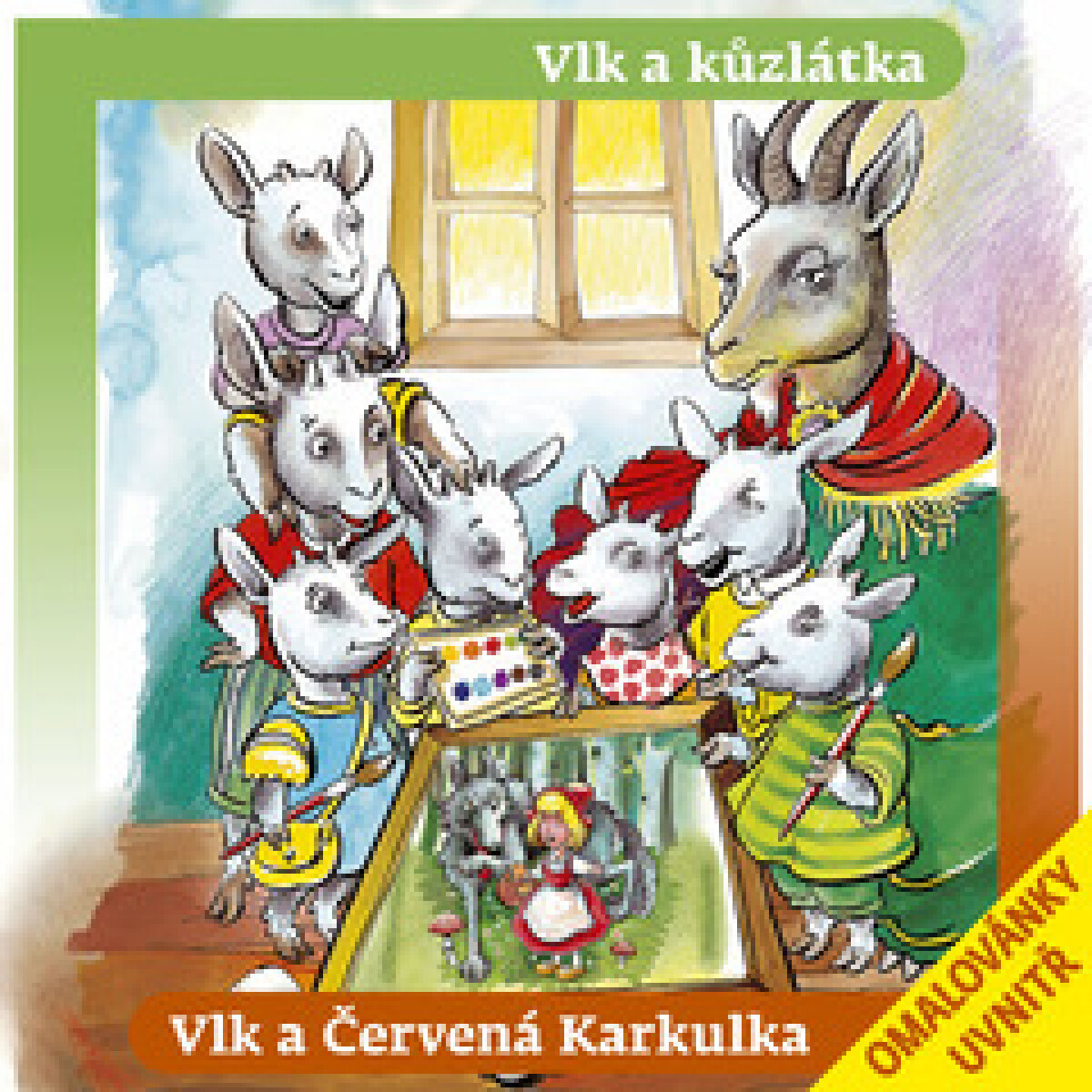 Levně Vlk a Červená Karkulka, Vlk a kůzlátka - Dušan Brinza - audiokniha