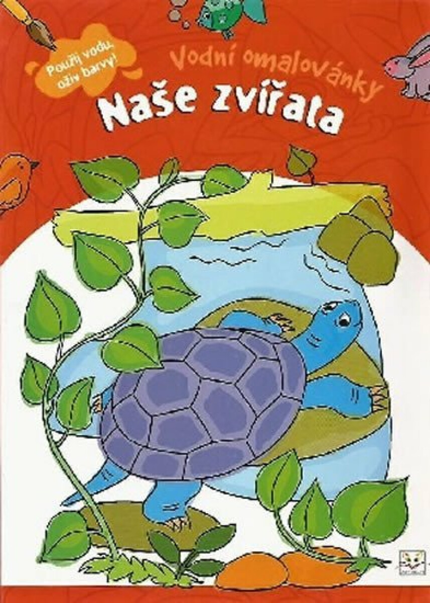 Kniha Vodní omalovánky - Naše zvířata