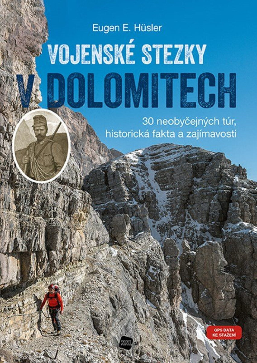 Kniha Vojenské stezky v Dolomitech