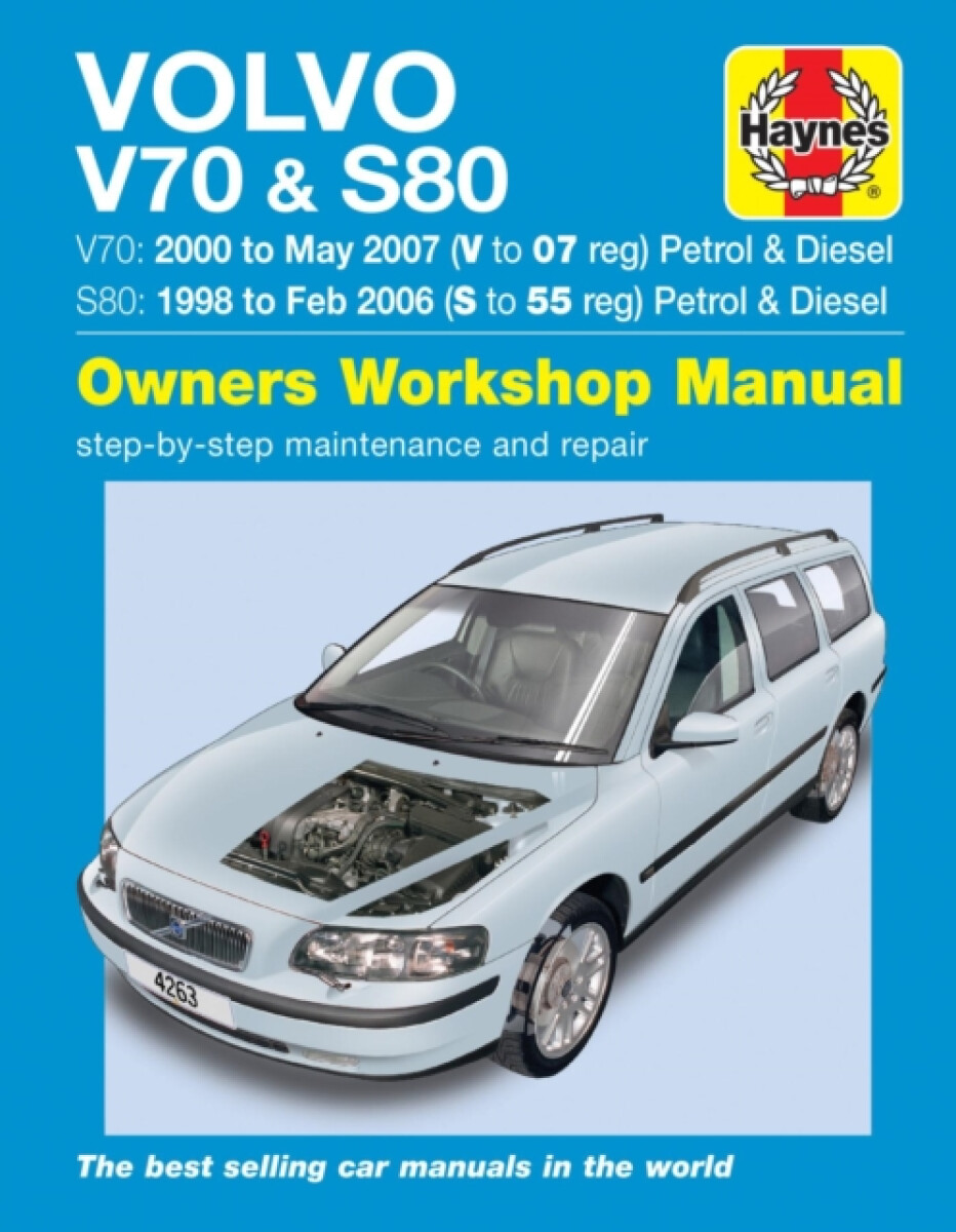 Kniha Volvo V70 / S80 Petrol a Diesel (98 - 07) Haynes Repair Manual