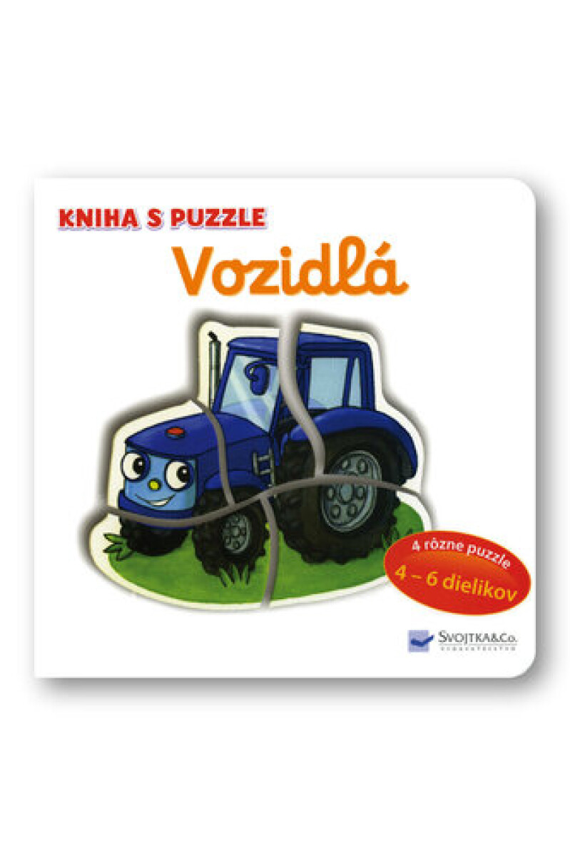 Kniha Kniha s puzzle: Vozidlá