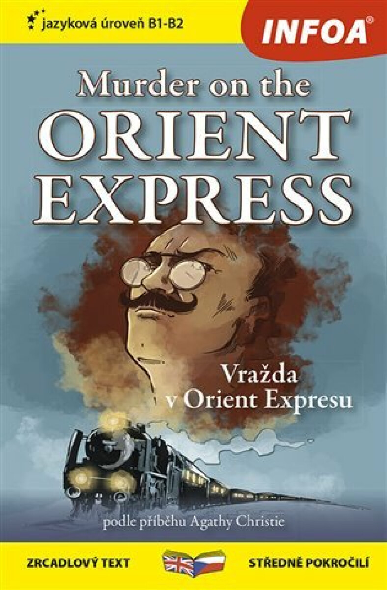 Kniha Murder on the Orient Express B1-B2 (Vražda v Orient Expresu) - Zrcadlová četba