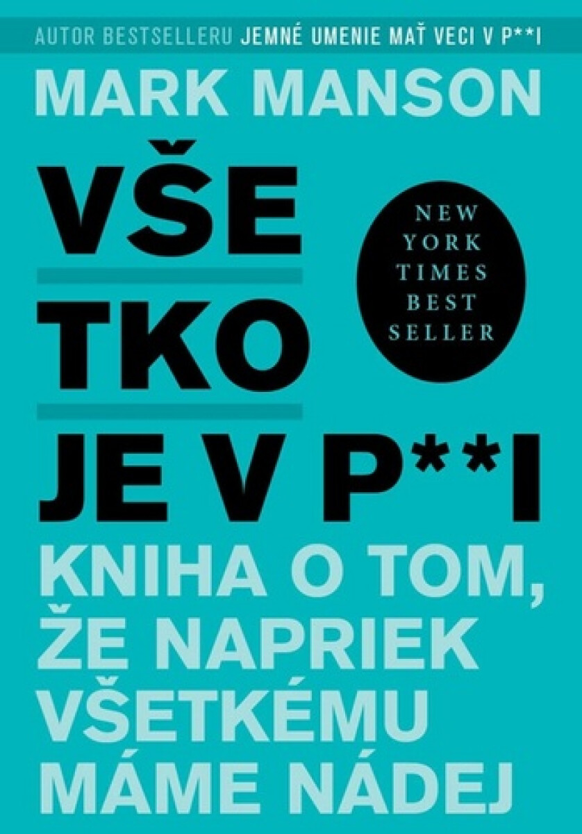 Kniha Všetko je v p**i
