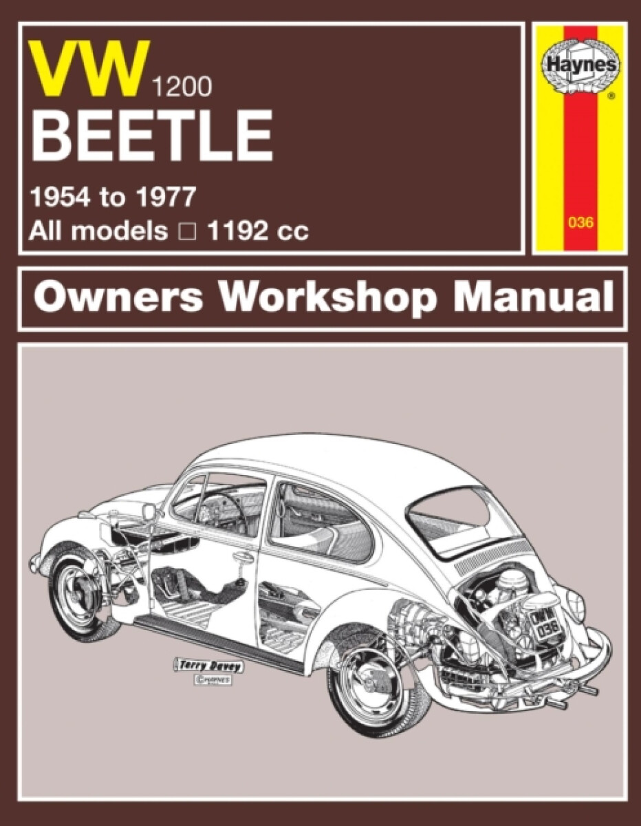 Kniha VW Beetle 1200 (54 - 77) Haynes Repair Manual