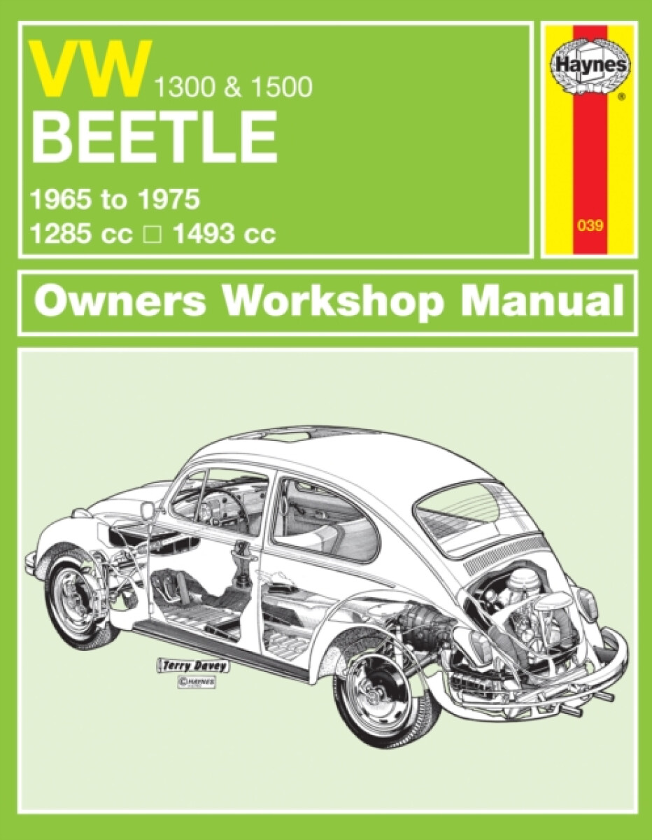 Kniha VW Beetle 1300 a 1500 (65 - 75) Haynes Repair Manual