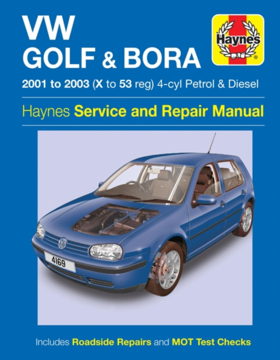 Kniha VW Golf a Bora 4-cyl Petrol a Diesel (01 - 03) Haynes Repair Manual