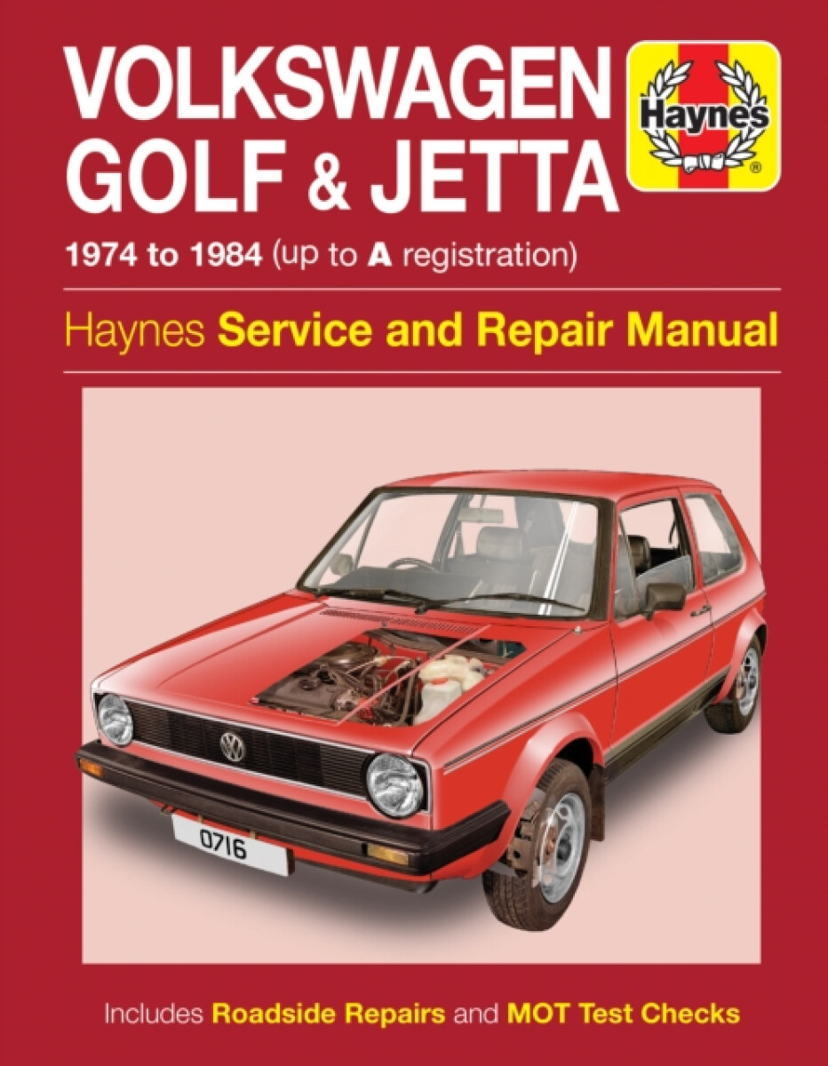Kniha VW Golf a Jetta Mk 1 Petrol 1.1 a 1.3 (74 - 84) Haynes Repair Manual