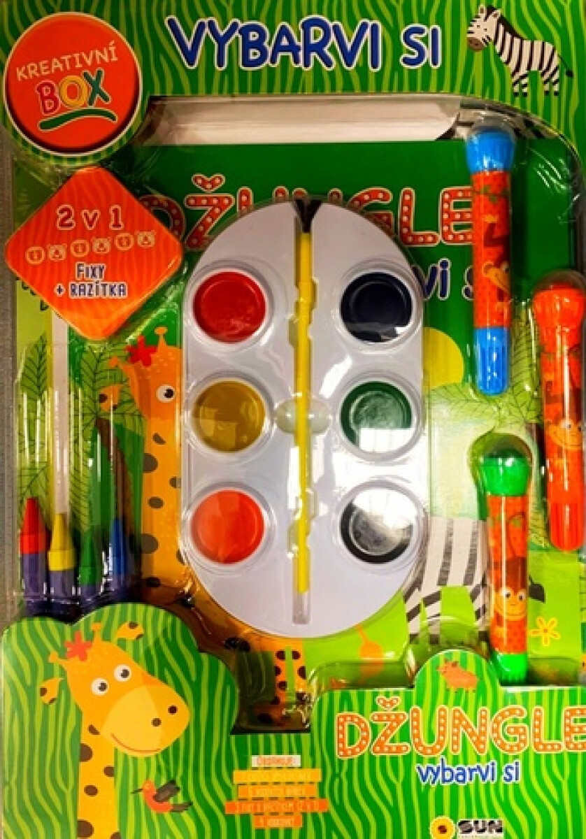 Kniha Kreativní box - Vybarvi si