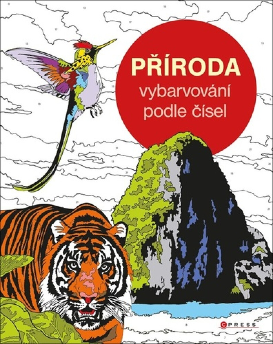 Kniha Příroda - Vybarvování podle čísel