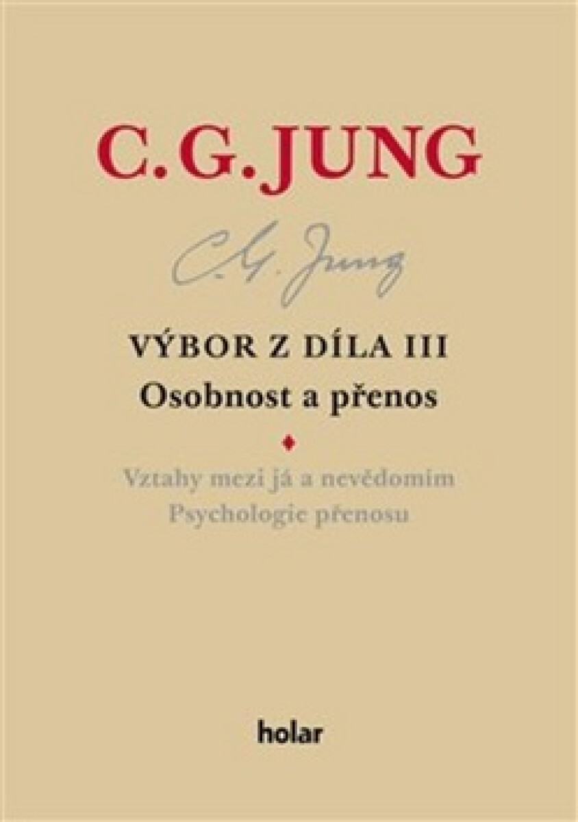 Kniha C.G. Jung - Výbor z díla III.
