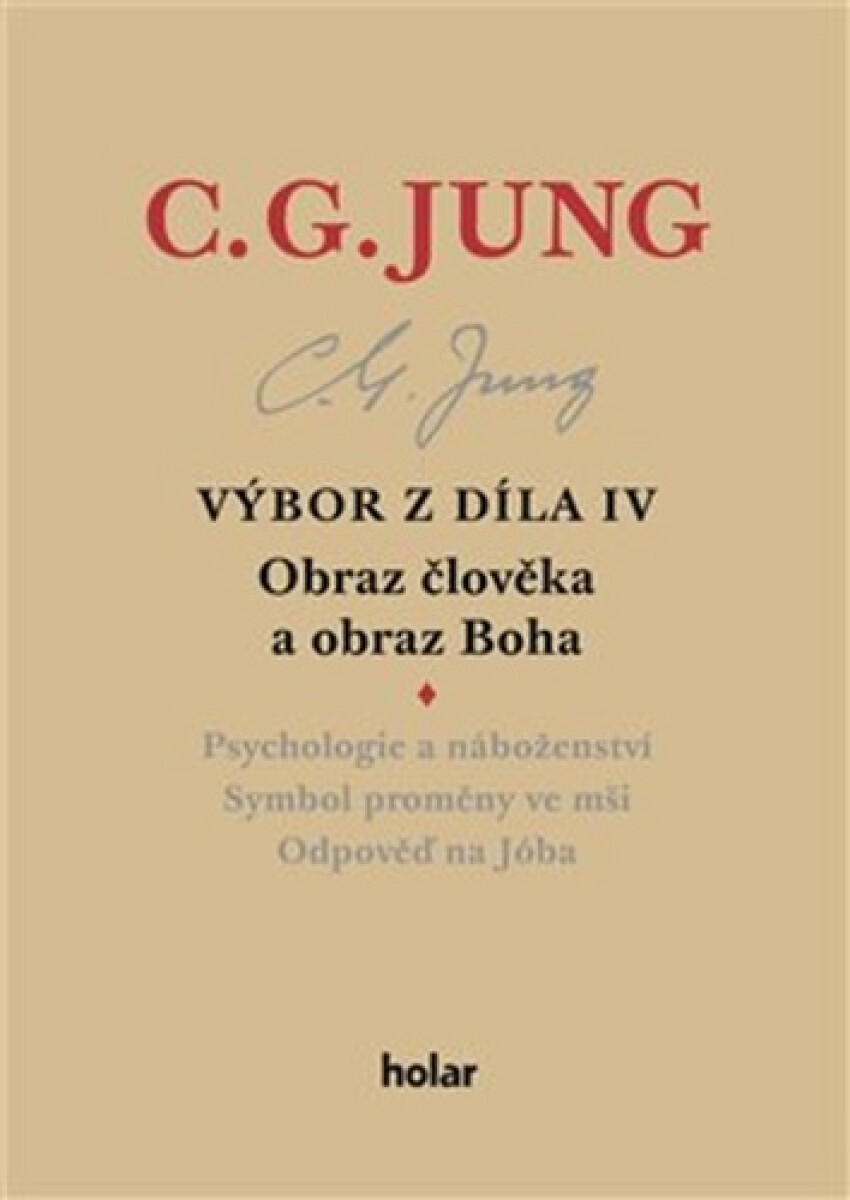 Kniha Výbor z díla IV – Obraz člověka a obraz Boha