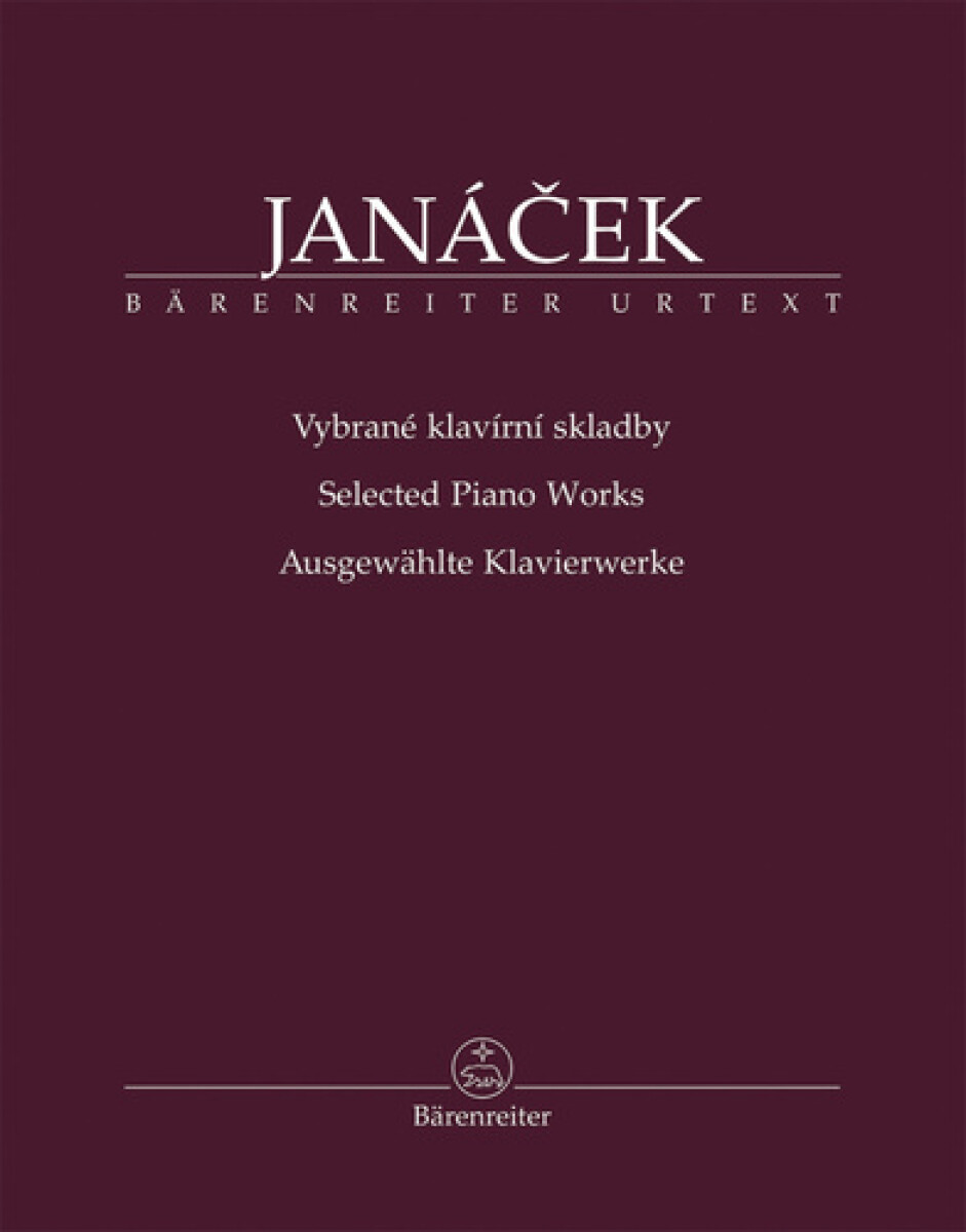 Kniha Vybrané klavírní skladby - Janáček, Leoš