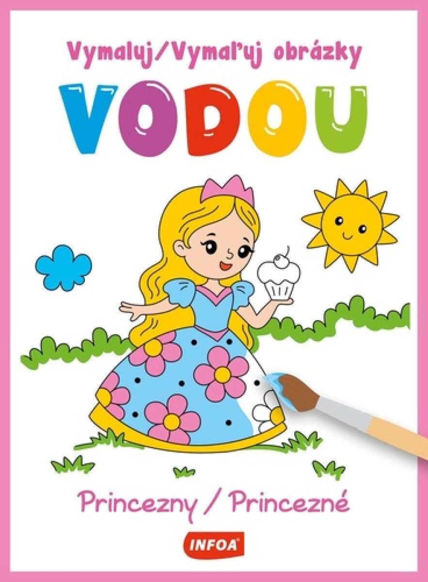 Levně Vymaluj obrázky vodou Princezny