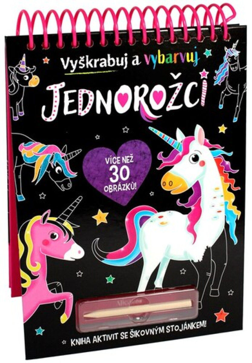 Vyškrabuj a vybarvuj Jednorožci - kolektiv autorů