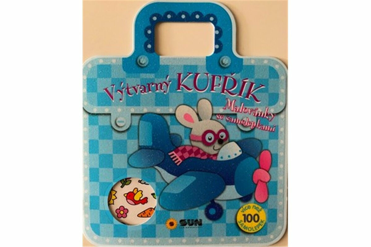 Výtvarný kufřík - Malovánky samolepky