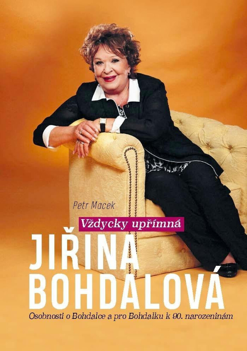 Kniha Vždycky upřímná Jiřina Bohdalová