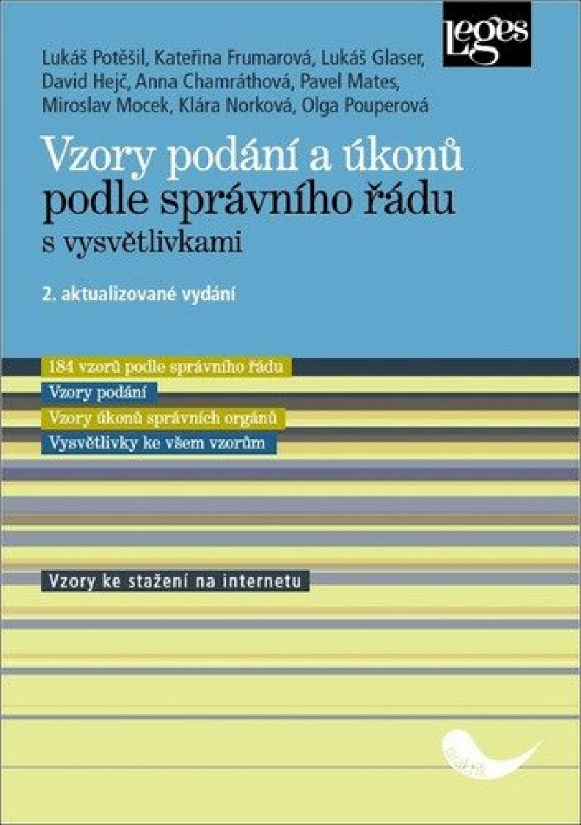 Vzory podání a úkonů podle správního řádu s vysvětlivkami - Lukáš Potěšil, kolektiv autorů