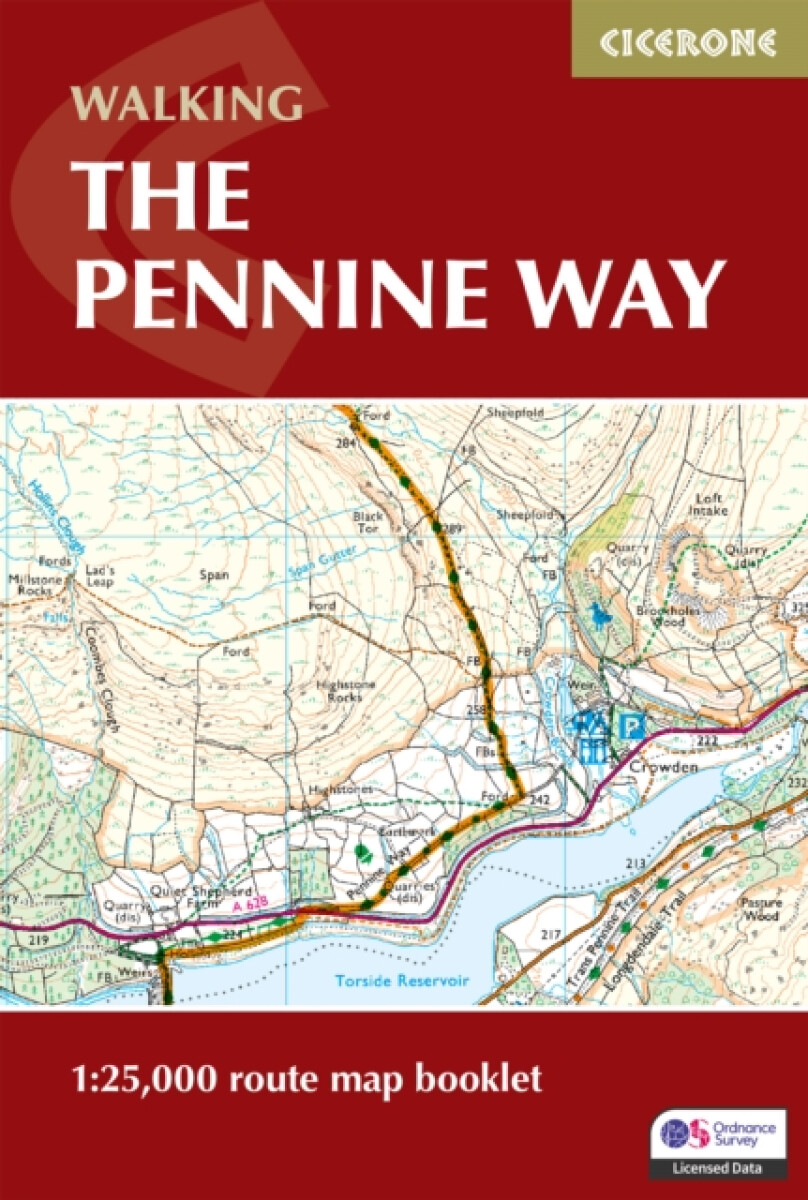 Kniha Walking the Pennine Way Map Booklet