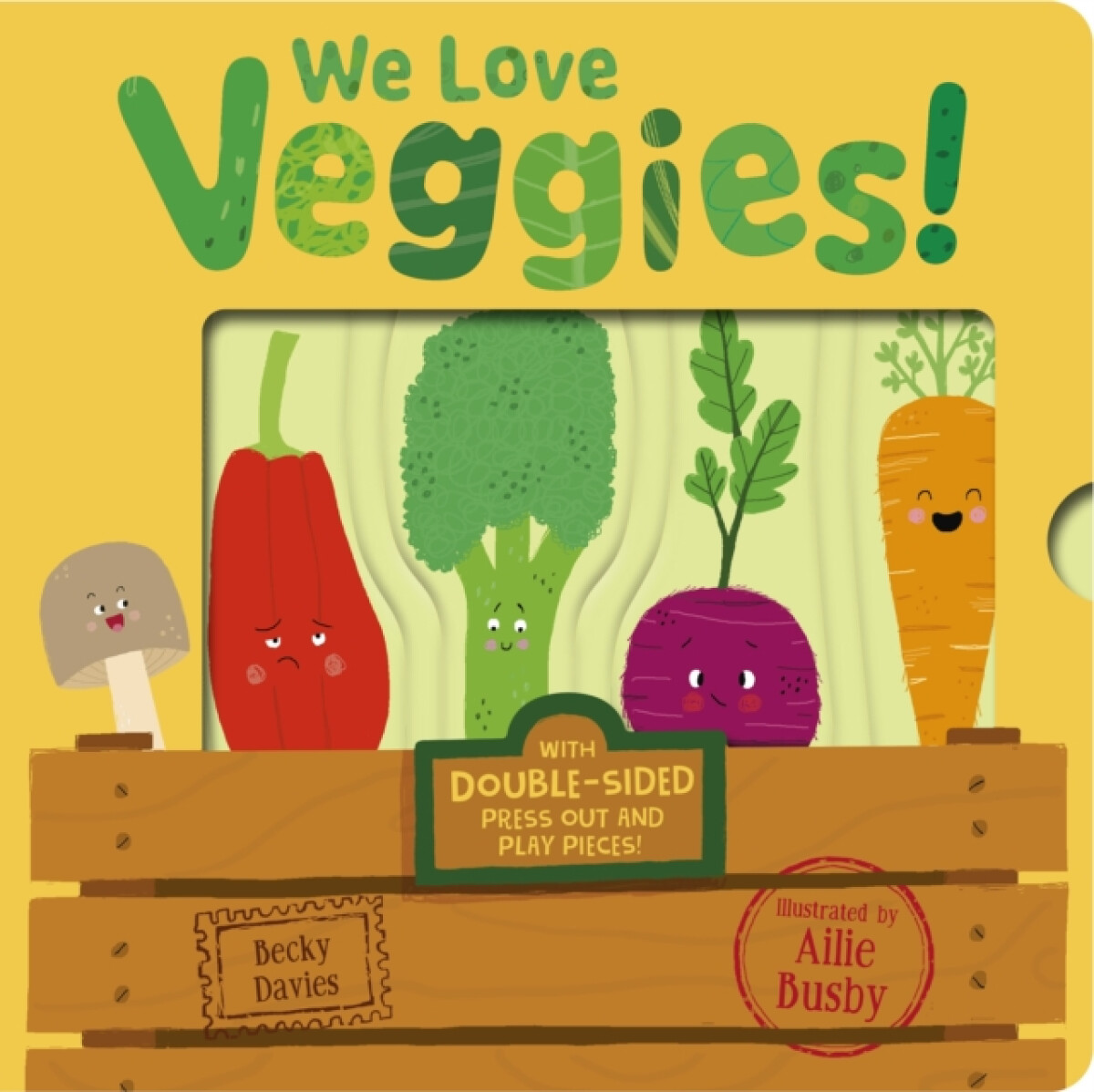 Kniha We Love Veggies!