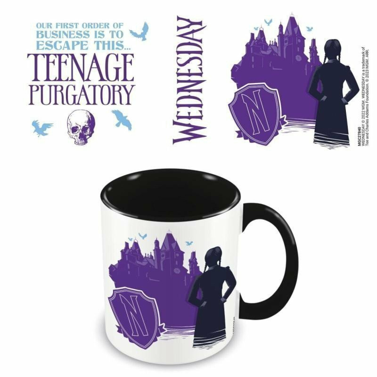 Wednesday Hrnek keramický 315 ml - Teenage Purgatory (obrázek 3)
