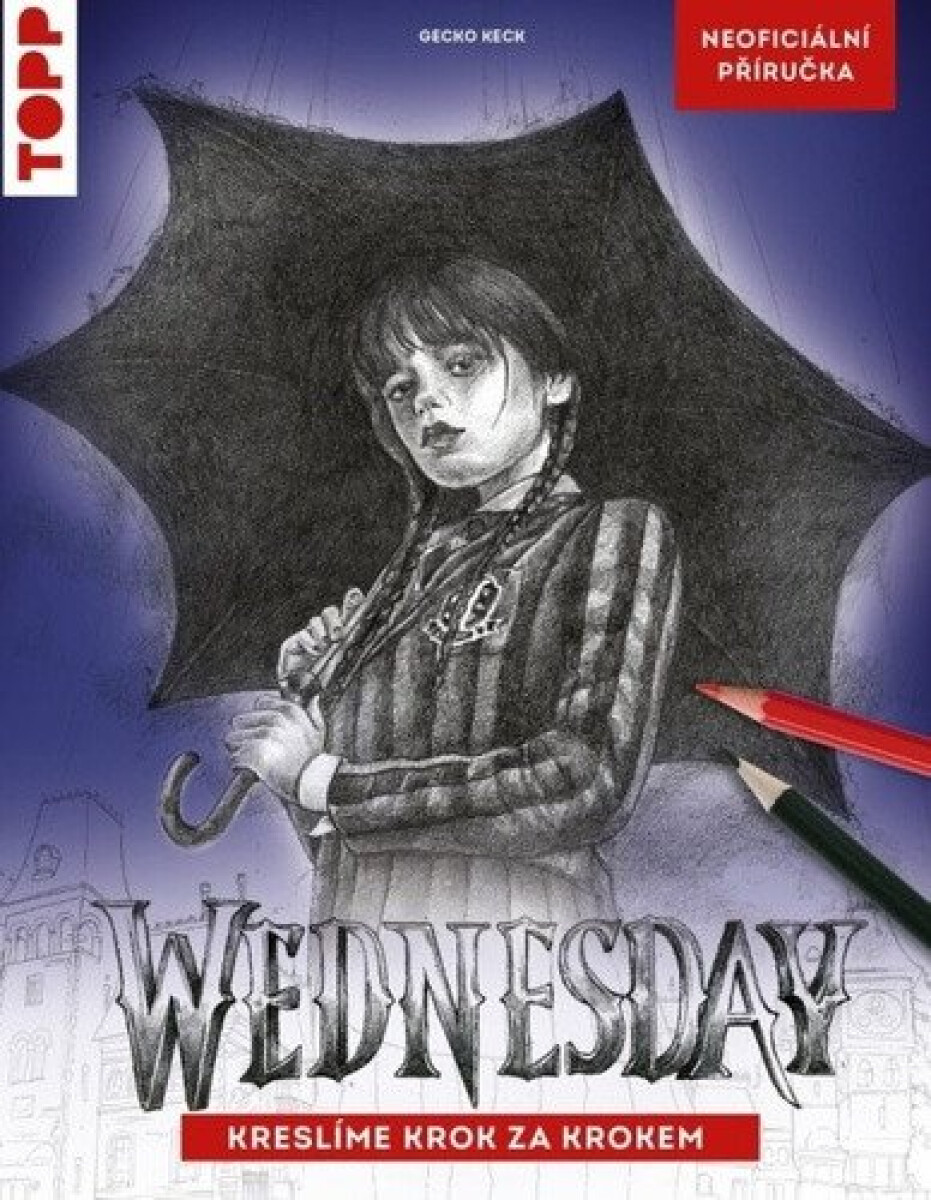 Kniha Wednesday - Kreslíme krok za krokem