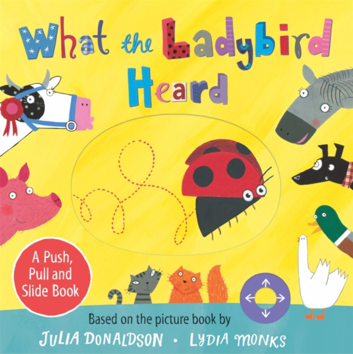 Kniha What the Ladybird Heard: A Push, Pull and Slide Board Book
