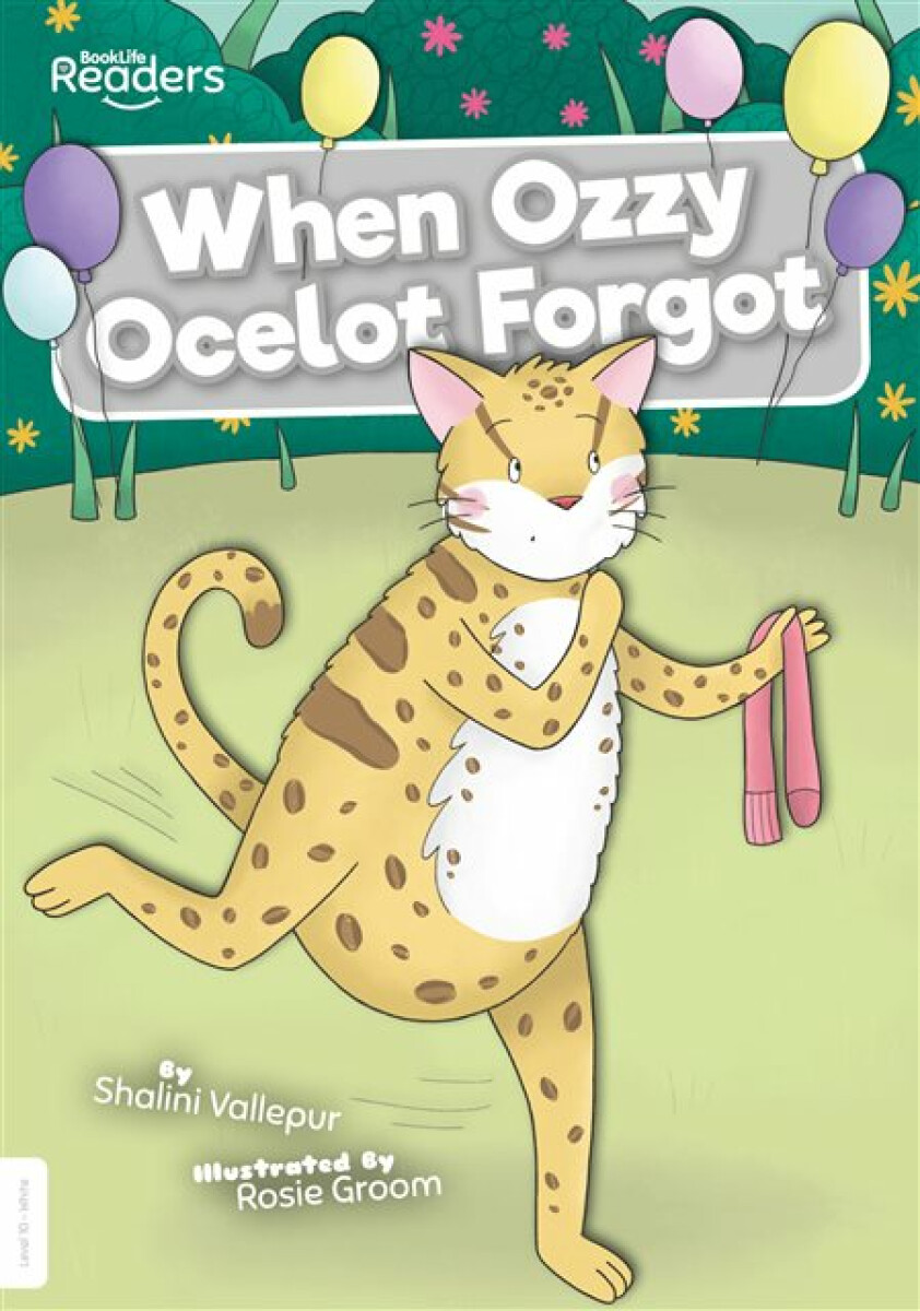 Kniha When Ozzy Ocelot Forgot