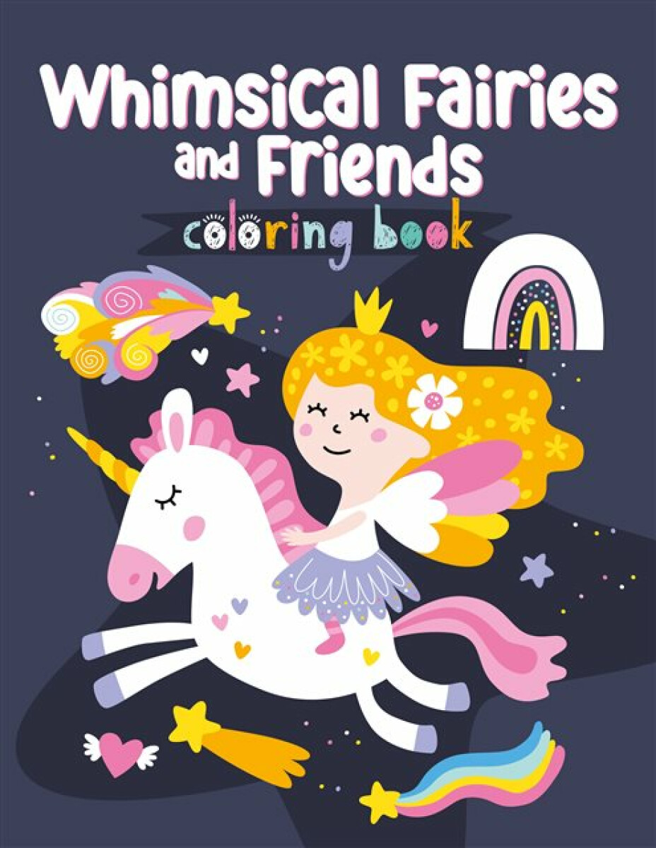 Kniha Whimsical Fairies Coloring Book