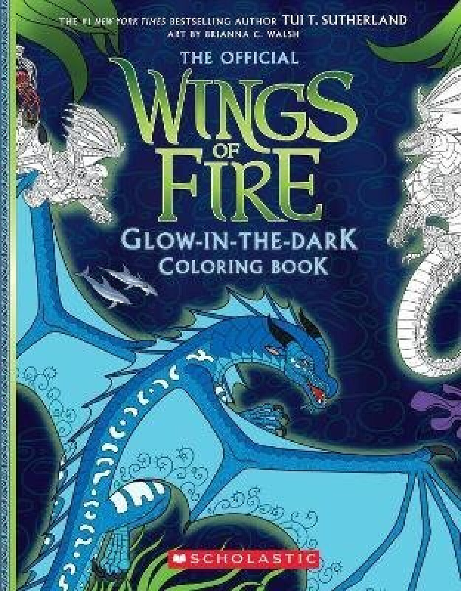 Kniha Wings of Fire Glow-in-the-Dark Coloring Book