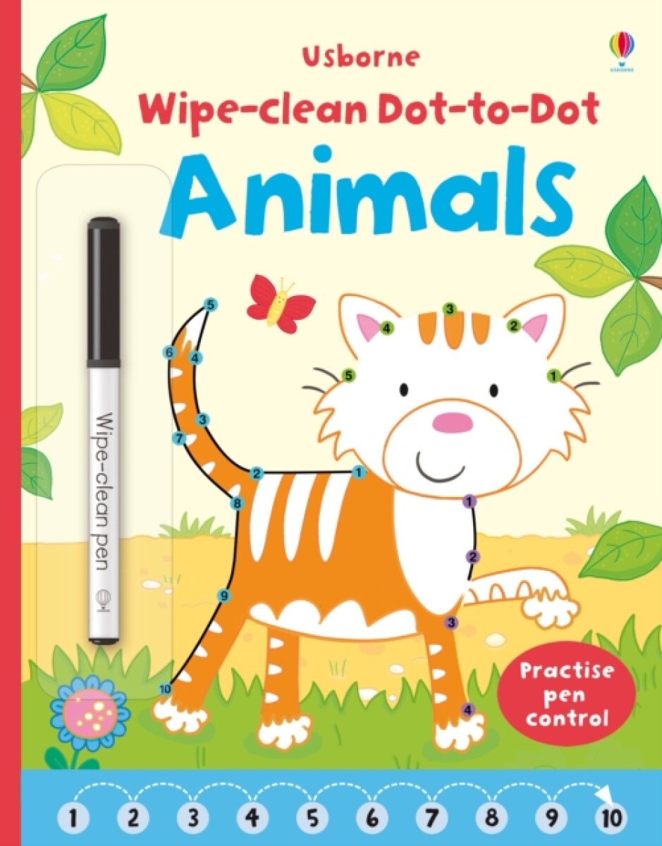 Kniha Wipe-clean Dot-to-dot Animals