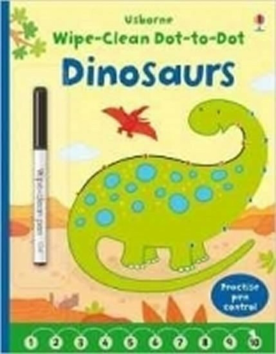 Kniha Wipe-clean Dot-to-dot Dinosaurs