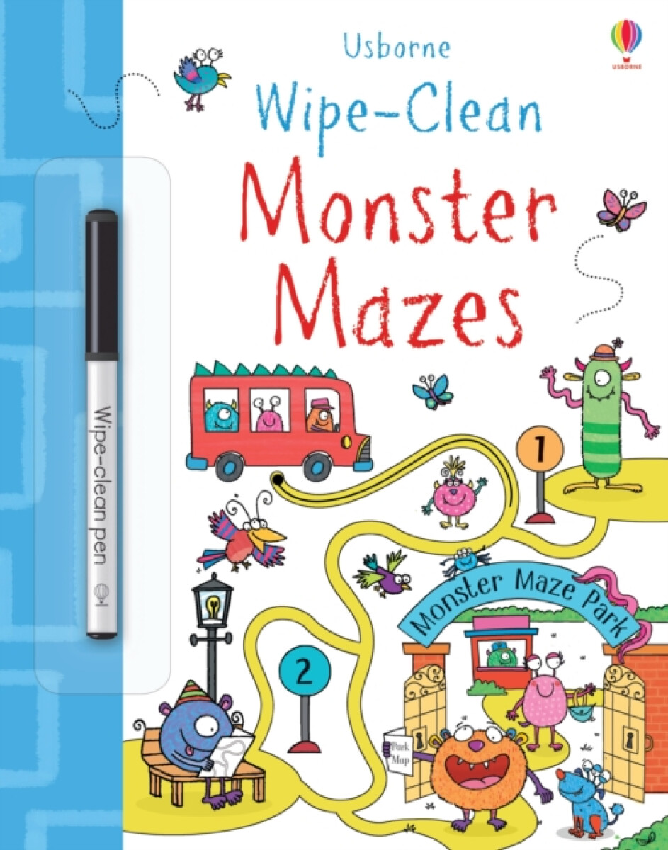 Kniha Wipe-Clean Monster Mazes