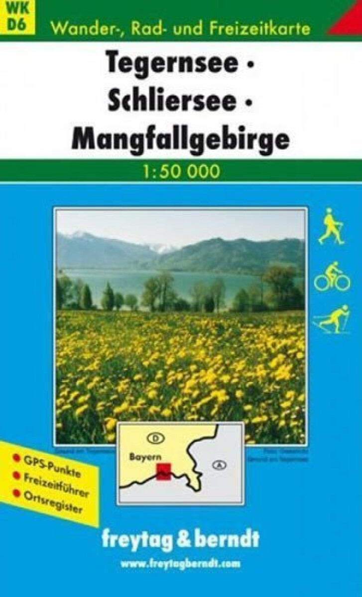 WKD 6 Tegernsee, Schliersee 1:50 000 / turistická mapa