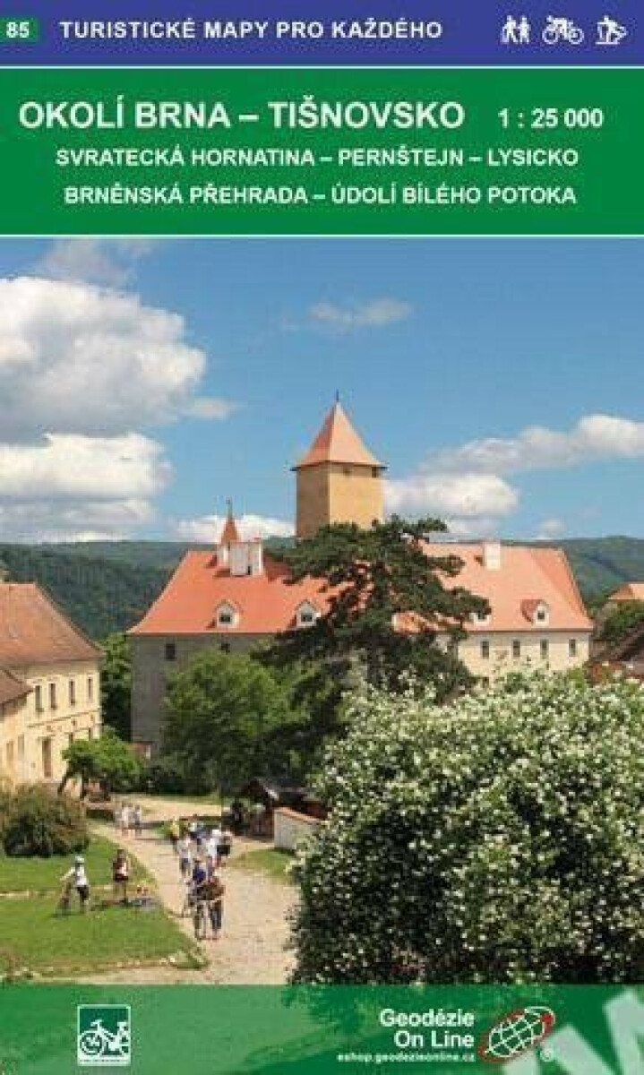 WKK Okolí Brna Tišnovsko 1:25 000 / 85 Turistické mapy pro každého - Obrázek 2