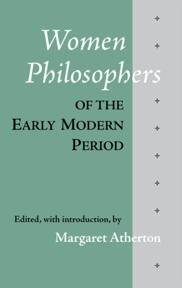 Kniha Women Philosophers of the Early Modern Period