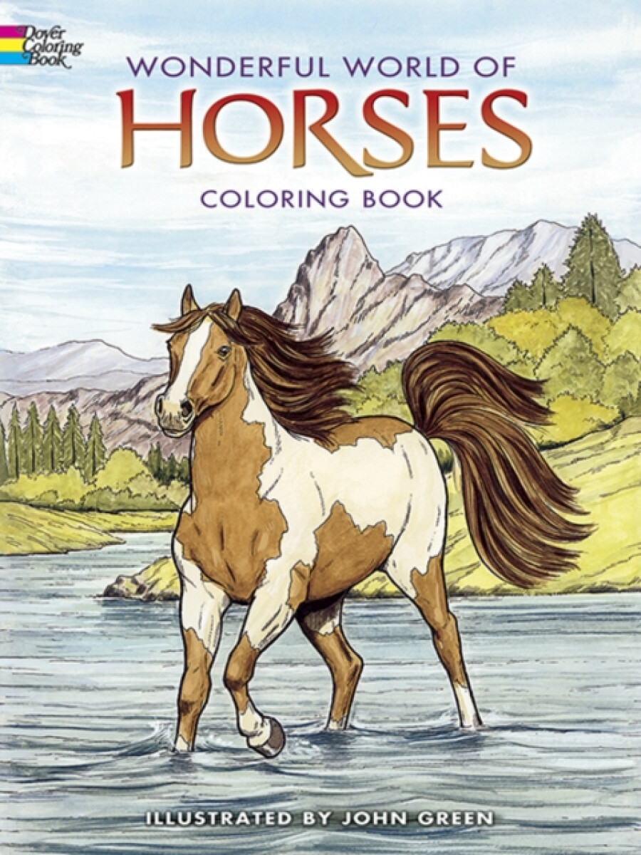 Kniha Wonderful World of Horses Coloring Book