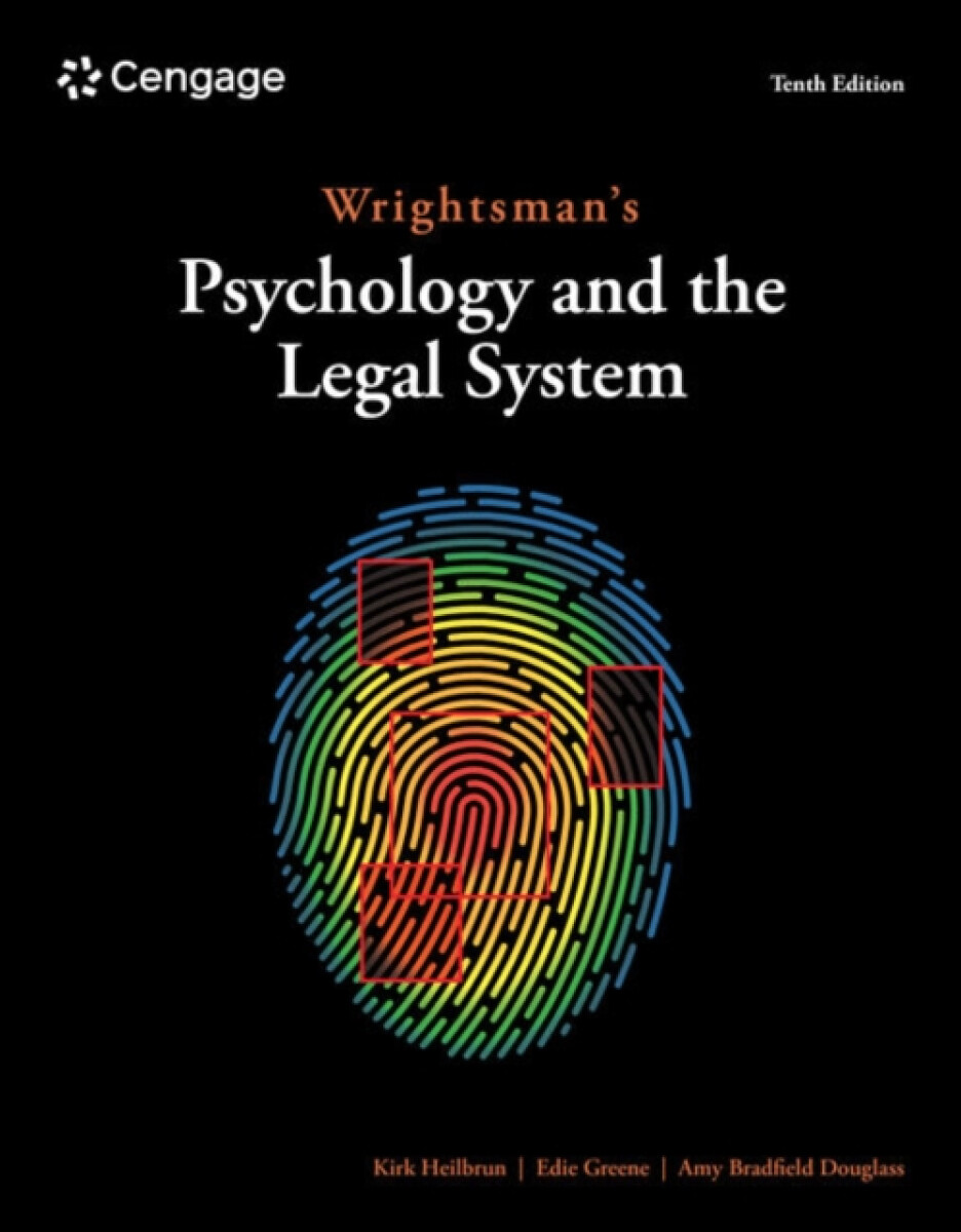 Kniha Wrightsman's Psychology and the Legal System