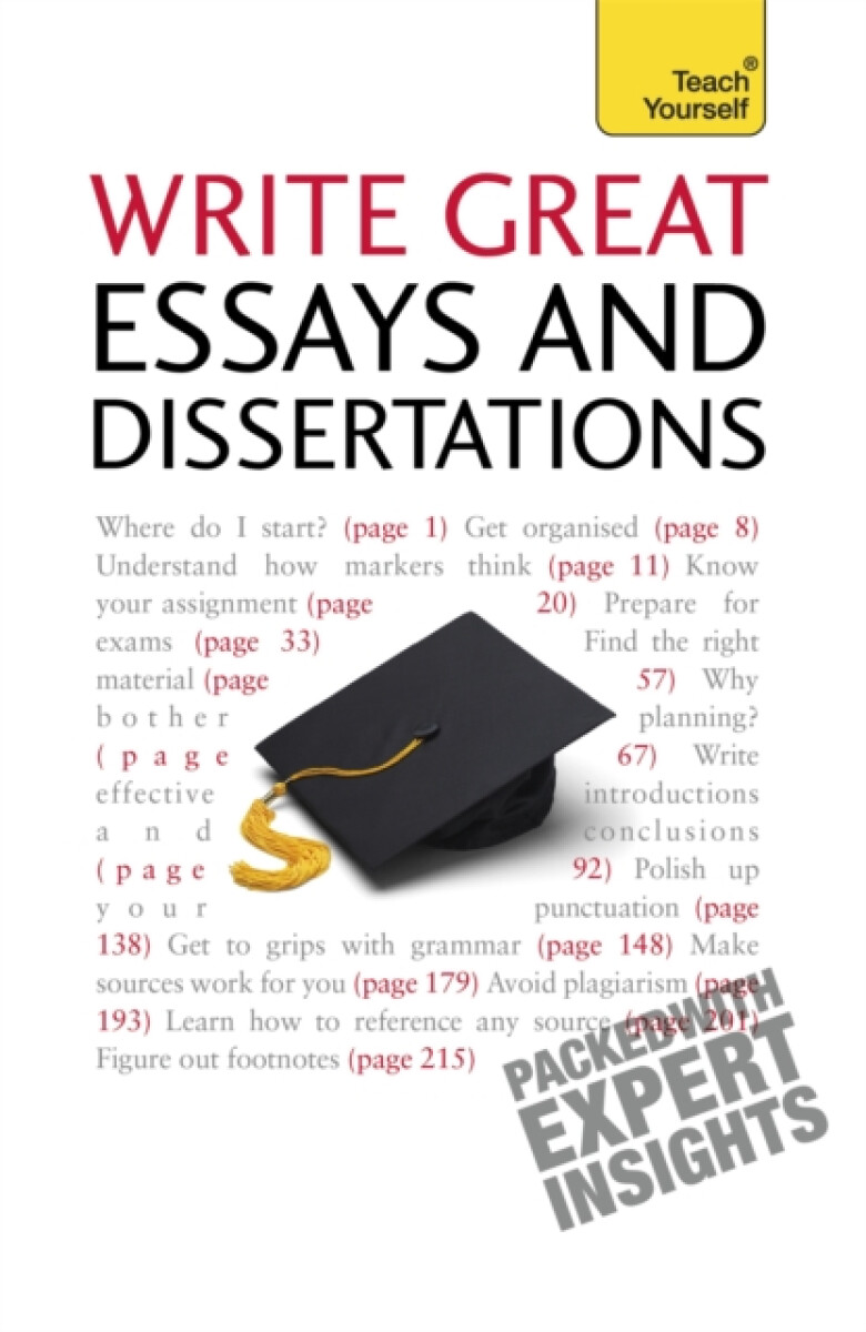 Kniha Write Great Essays and Dissertations: Teach Yourself