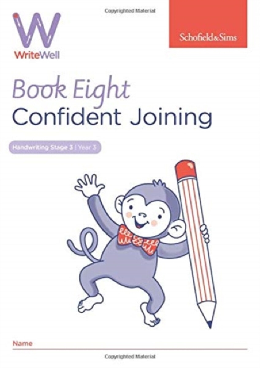 Kniha WriteWell 8: Confident Joining, Year 3, Ages 7-8