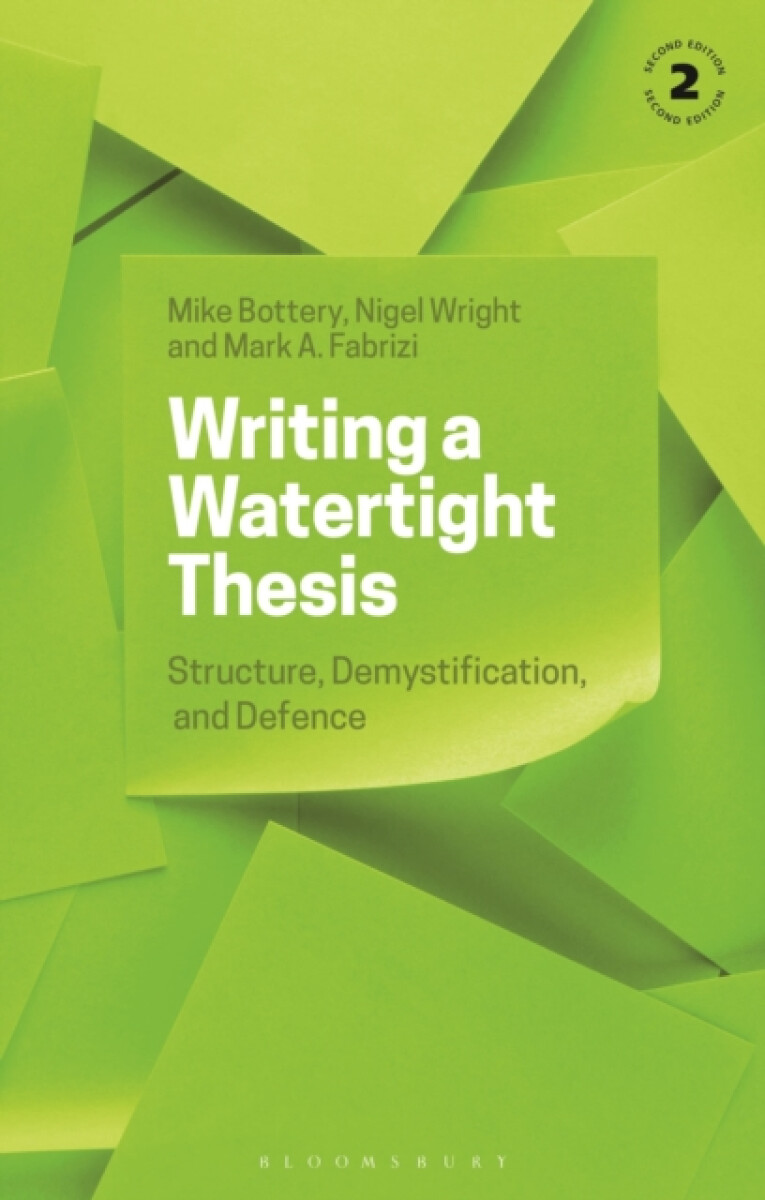 Kniha Writing a Watertight Thesis