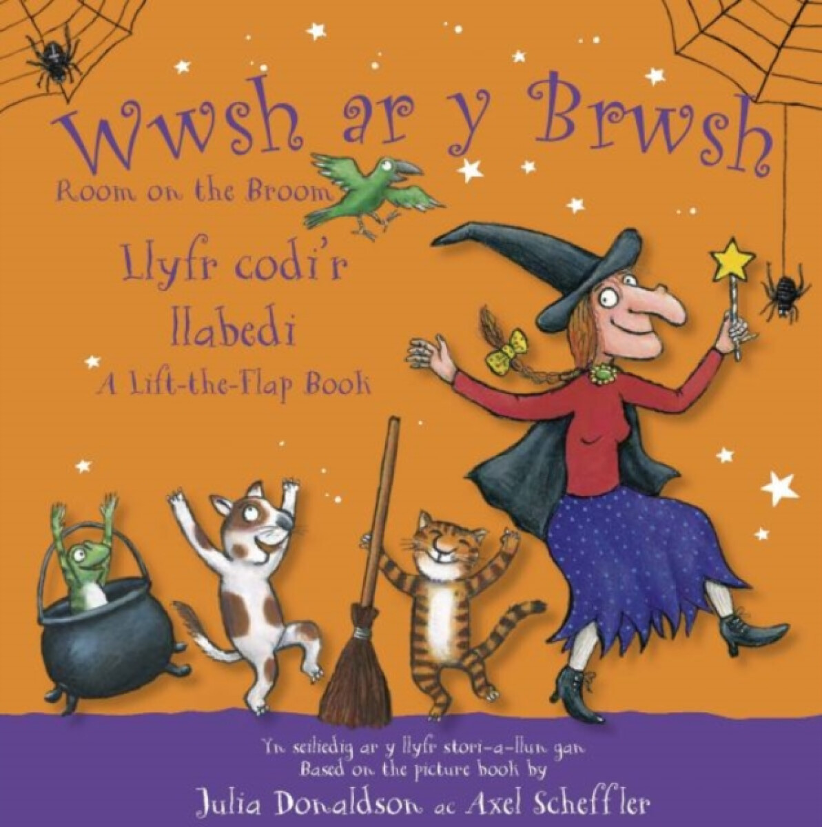 Kniha Wwsh ar y Brwsh - Llyfr codi'r llabedi / Room on the Broom - A lift-the-flap book