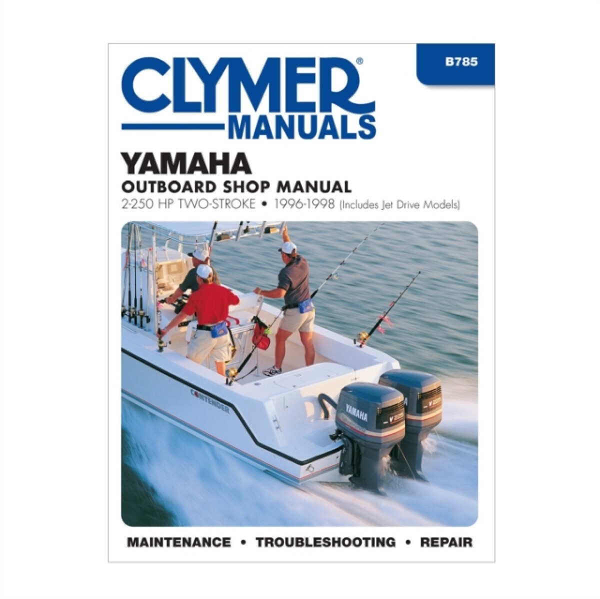 Kniha Yamaha 2-250 HP Two Stroke Outboard a Jet Drives (1996-1998) Service Repair Manual