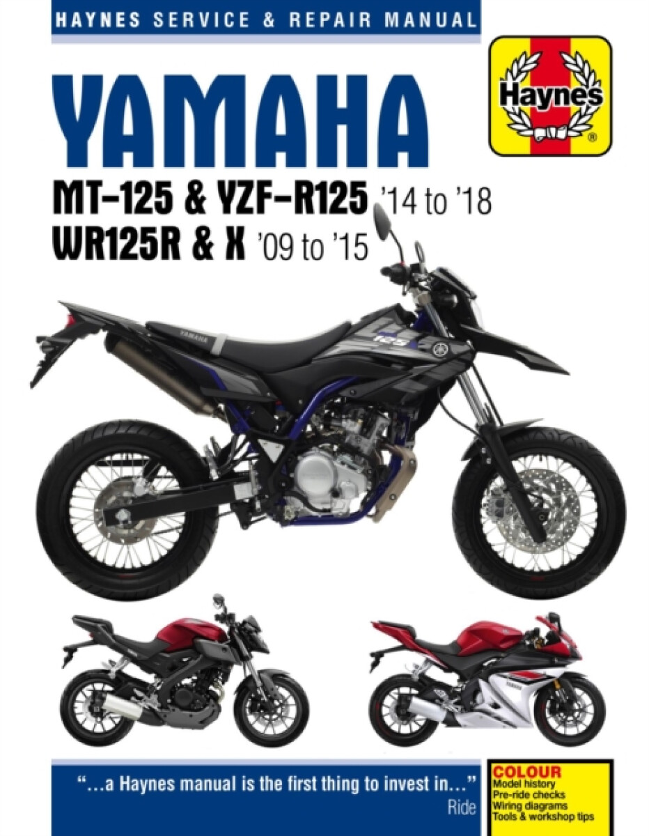 Kniha Yamaha MT-125 a YZF-R125 (14-18), WR125R/X (09-15)