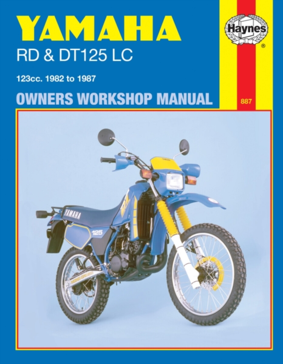Kniha Yamaha RD a DT125LC (82 - 87) Haynes Repair Manual
