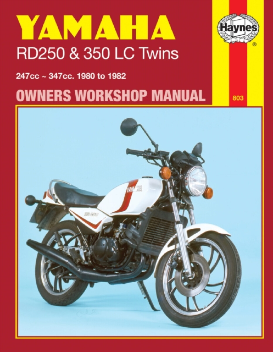 Kniha Yamaha RD250 a 350LC Twins (80 - 82) Haynes Repair Manual