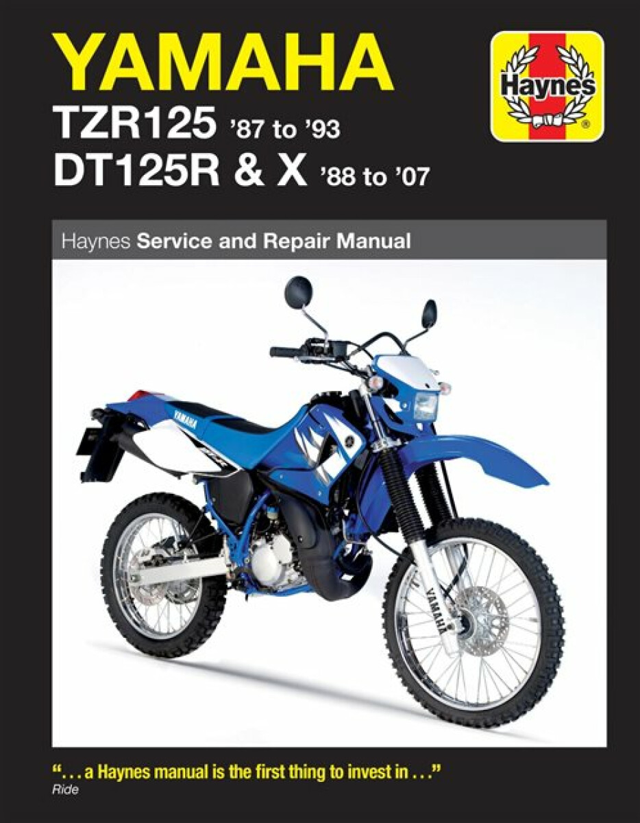 Kniha Yamaha TZR125 (87 - 93) a DT125R/X (88 - 07) Haynes Repair Manual