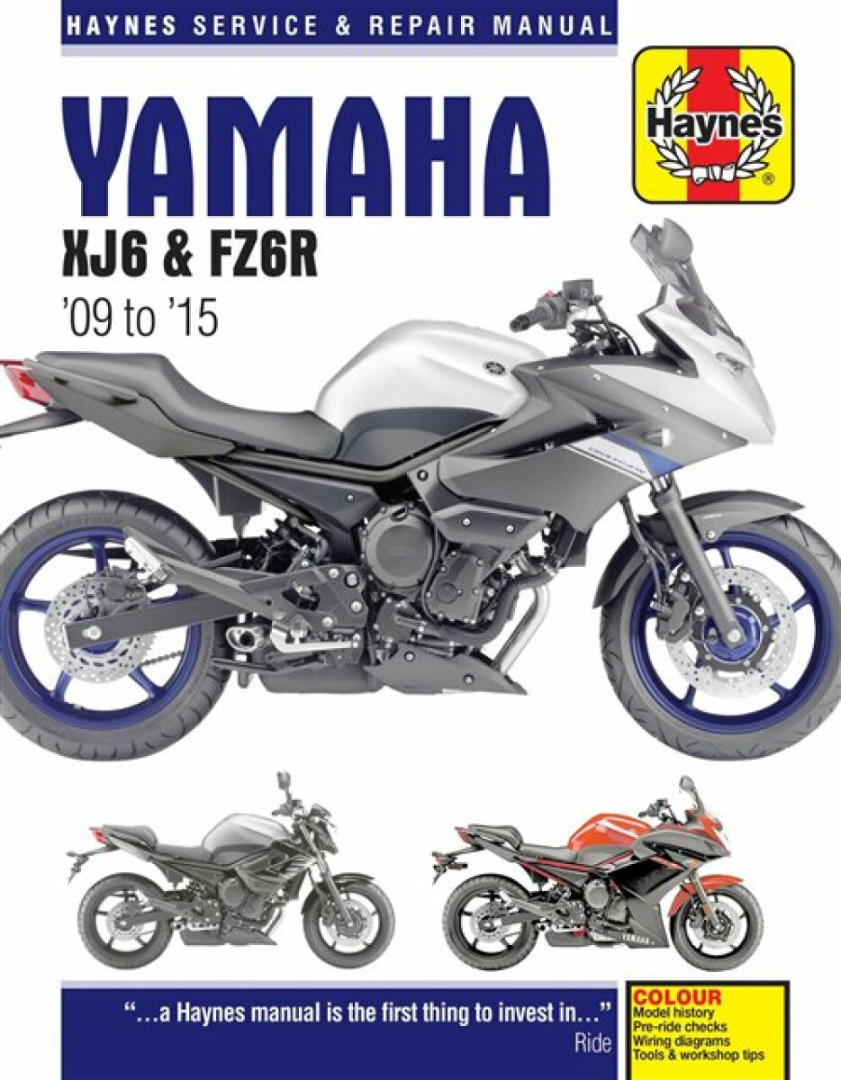 Kniha Yamaha XJ6 a FZ6R (2009-2015) Haynes Repair Manual