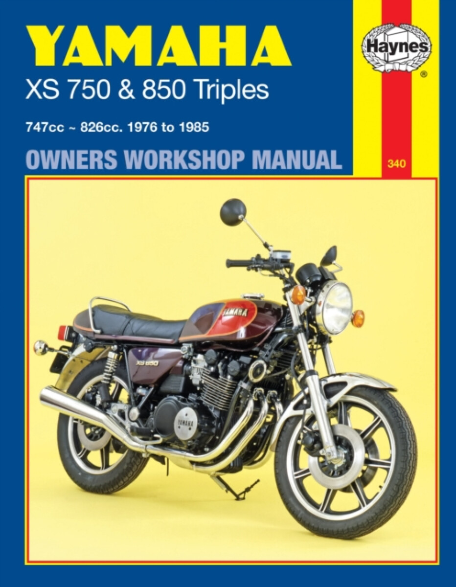 Kniha Yamaha XS750 a 850 Triples (76 - 85) Haynes Repair Manual