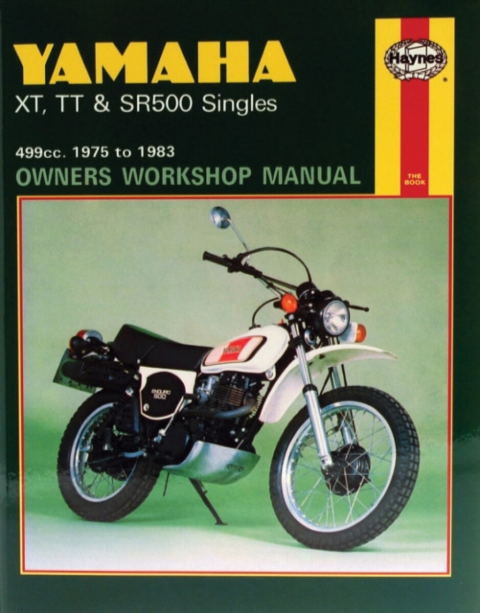 Kniha Yamaha XT, TT a SR500 Singles (75 - 83) Haynes Repair Manual